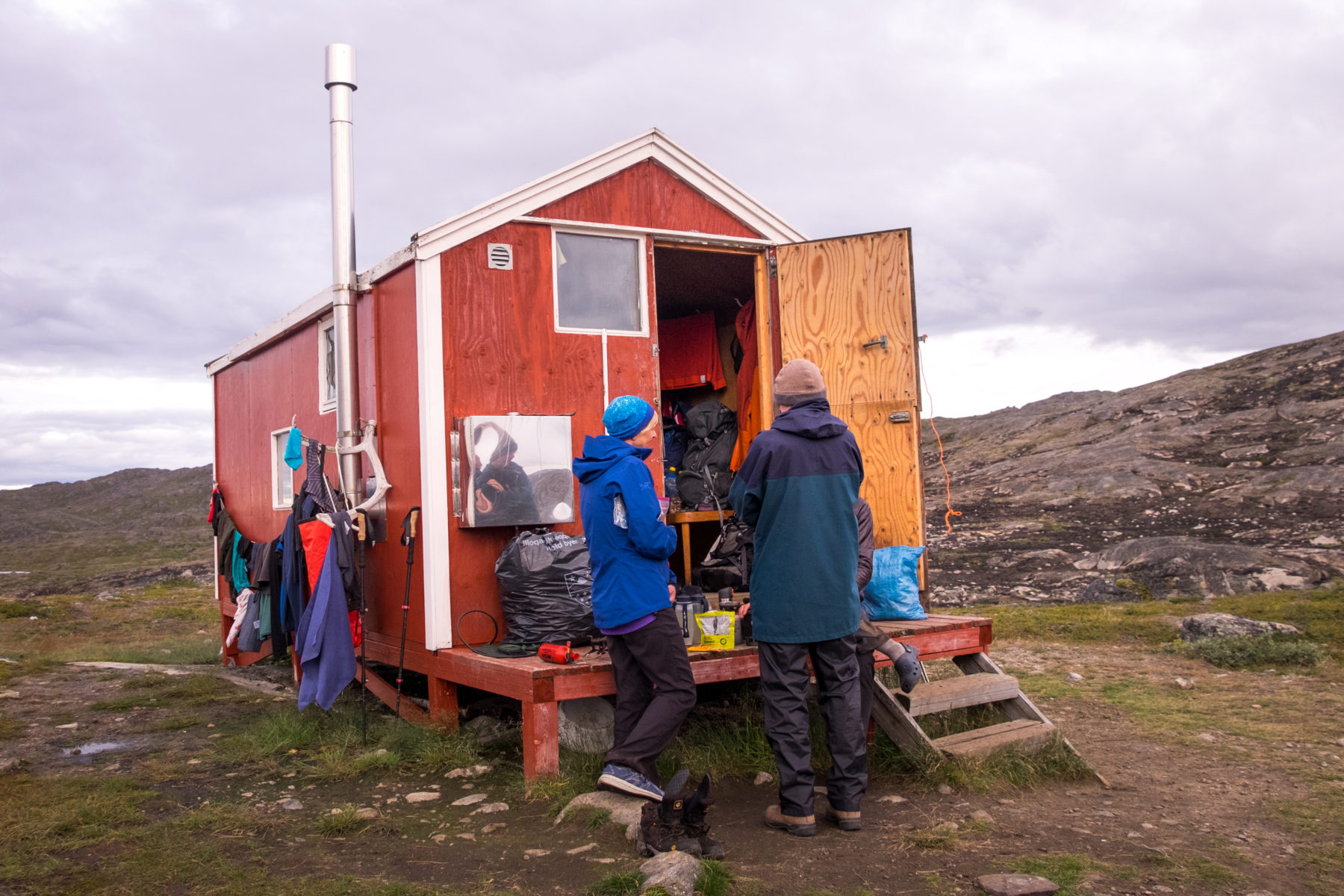 Ikkattooq hut on the Arctic Circle Trail