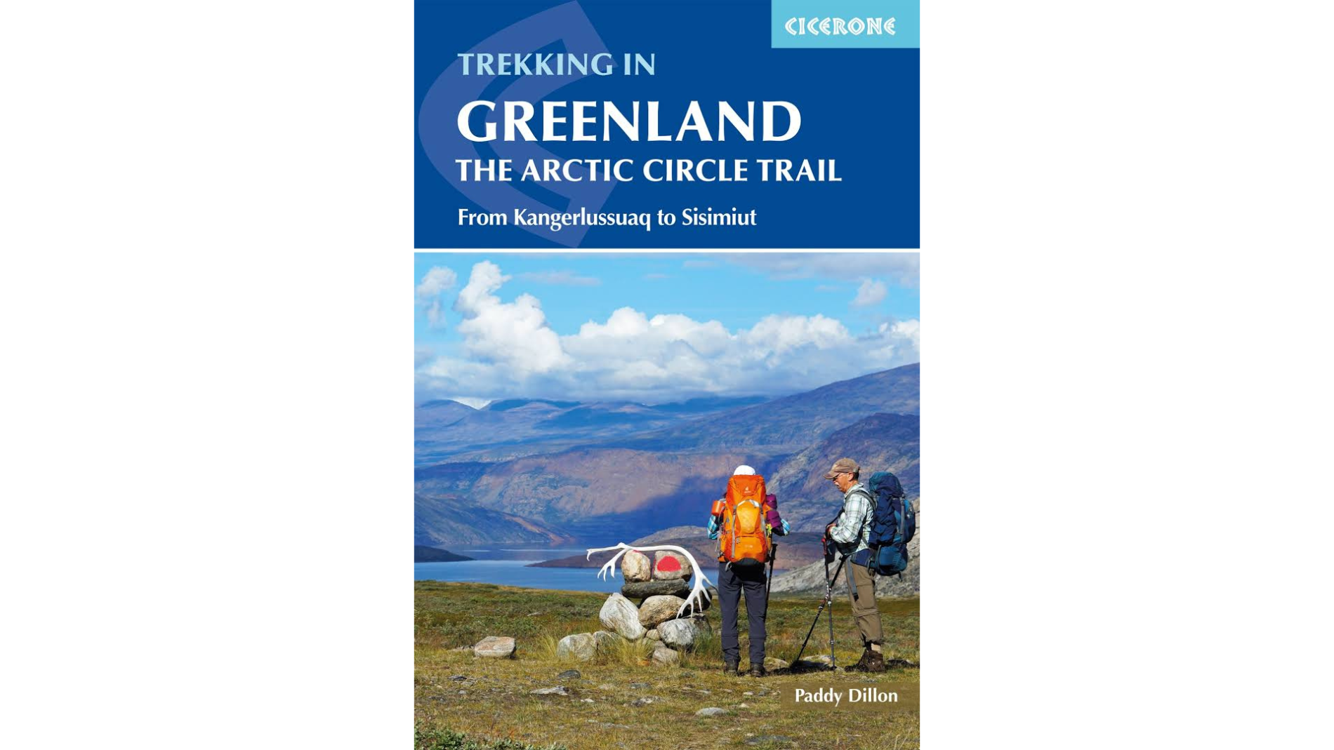 Front cover of Paddy Dillon's trail guide for navigating the Arctic Circle Trail