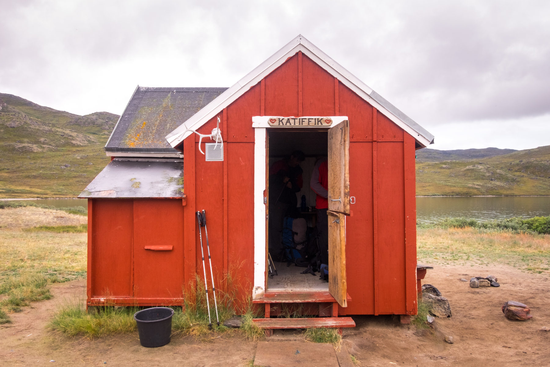 Kattifik hut on the Arctic Circle Trail