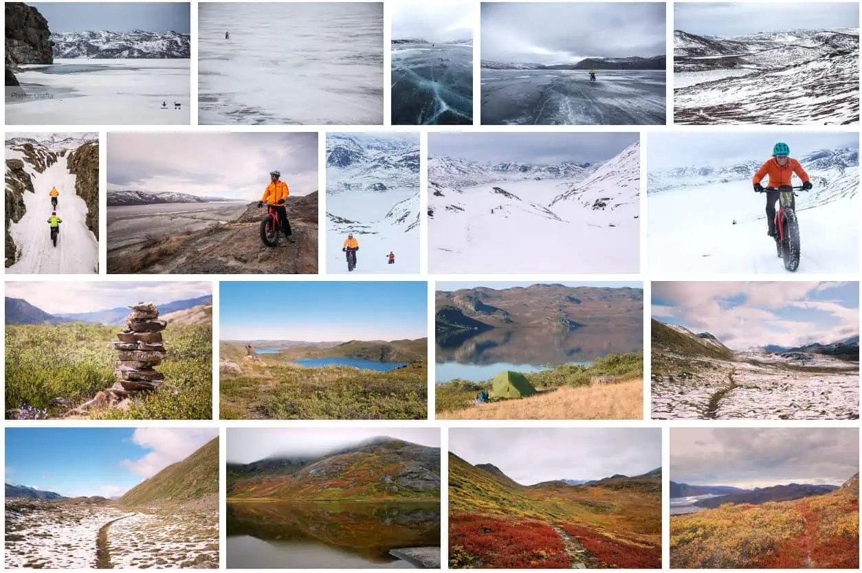 Selection of Arctic Circle trail photos from the photo database