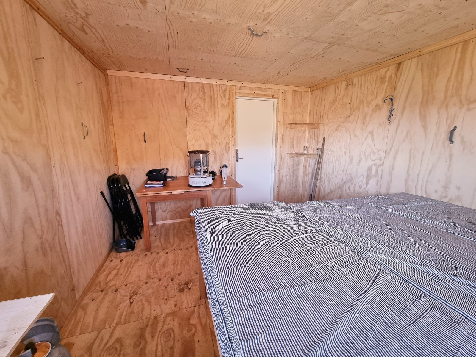 Interior view of Igalassat Hut on the Southern Arctic Circle Trail Route - Greenland